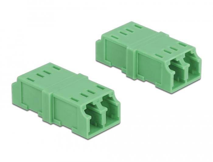 Delock Kobling LC Duplex Stik til LC Duplex Stik 4 stk - Delock