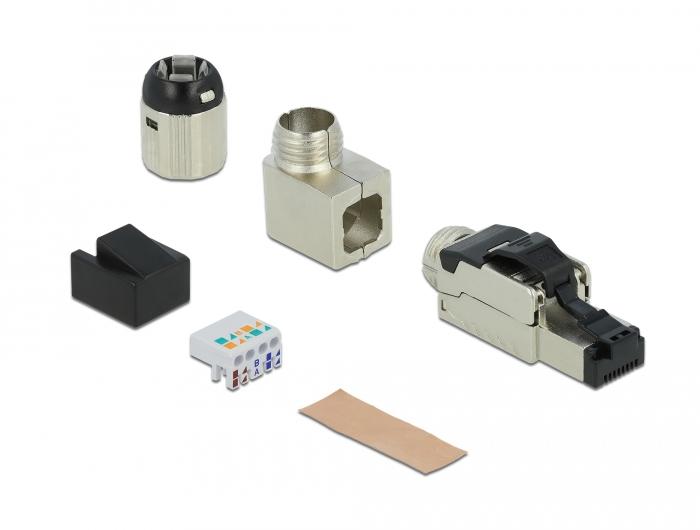 RJ45-stik - Vinklet - Cat 6