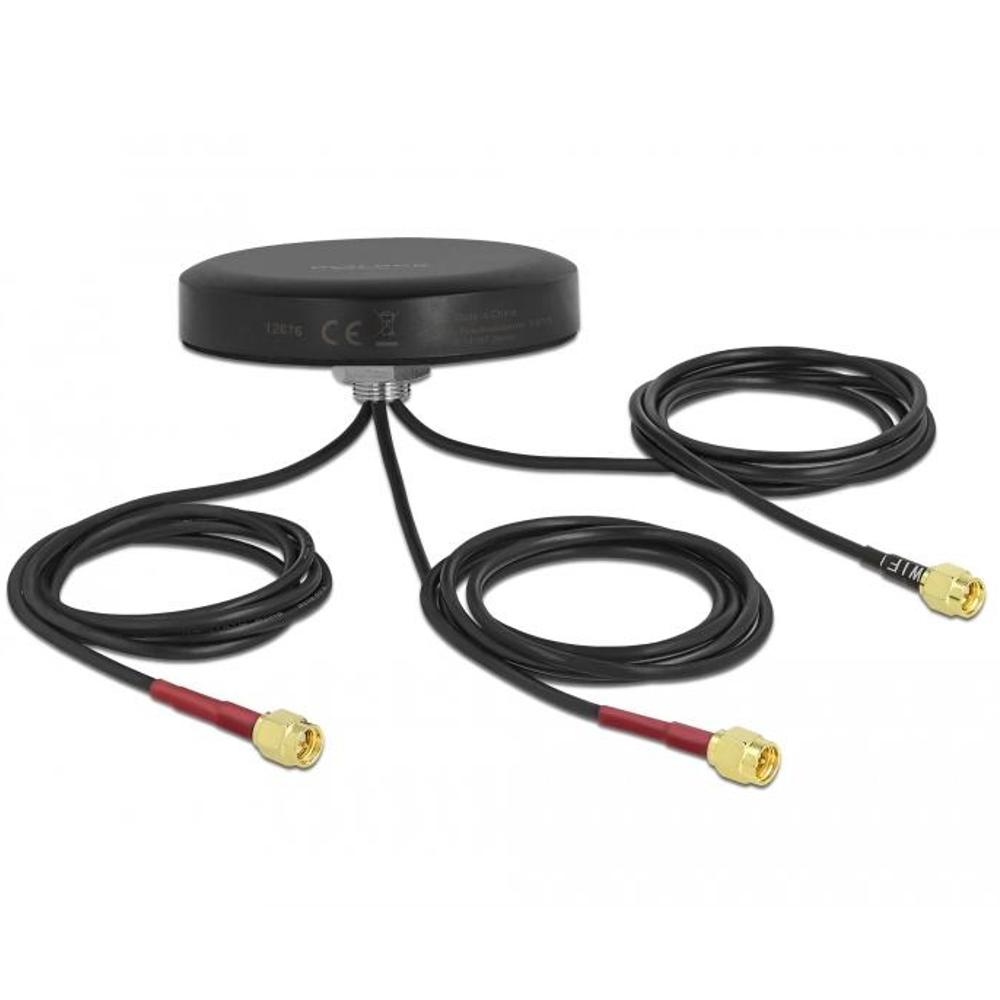 LTE MIMO + dual-band WLAN antenne 3x SMA stik RG-174 1 meter outdoor