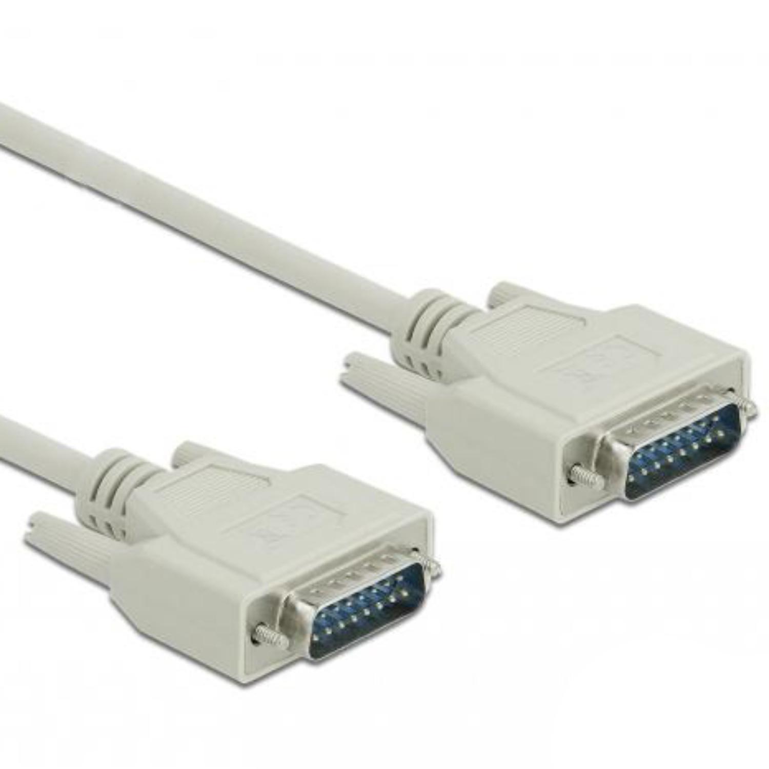 Delock Seriell Kabel Sub-D15 Stik til Stik 2 m - Delock