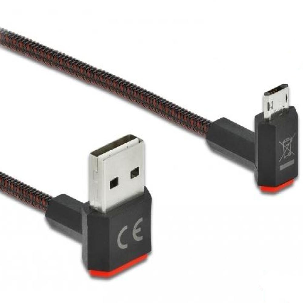 Delock EASY-USB 2.0 Kabel Type A stik til EASY-USB Type Micro-B - Delock
