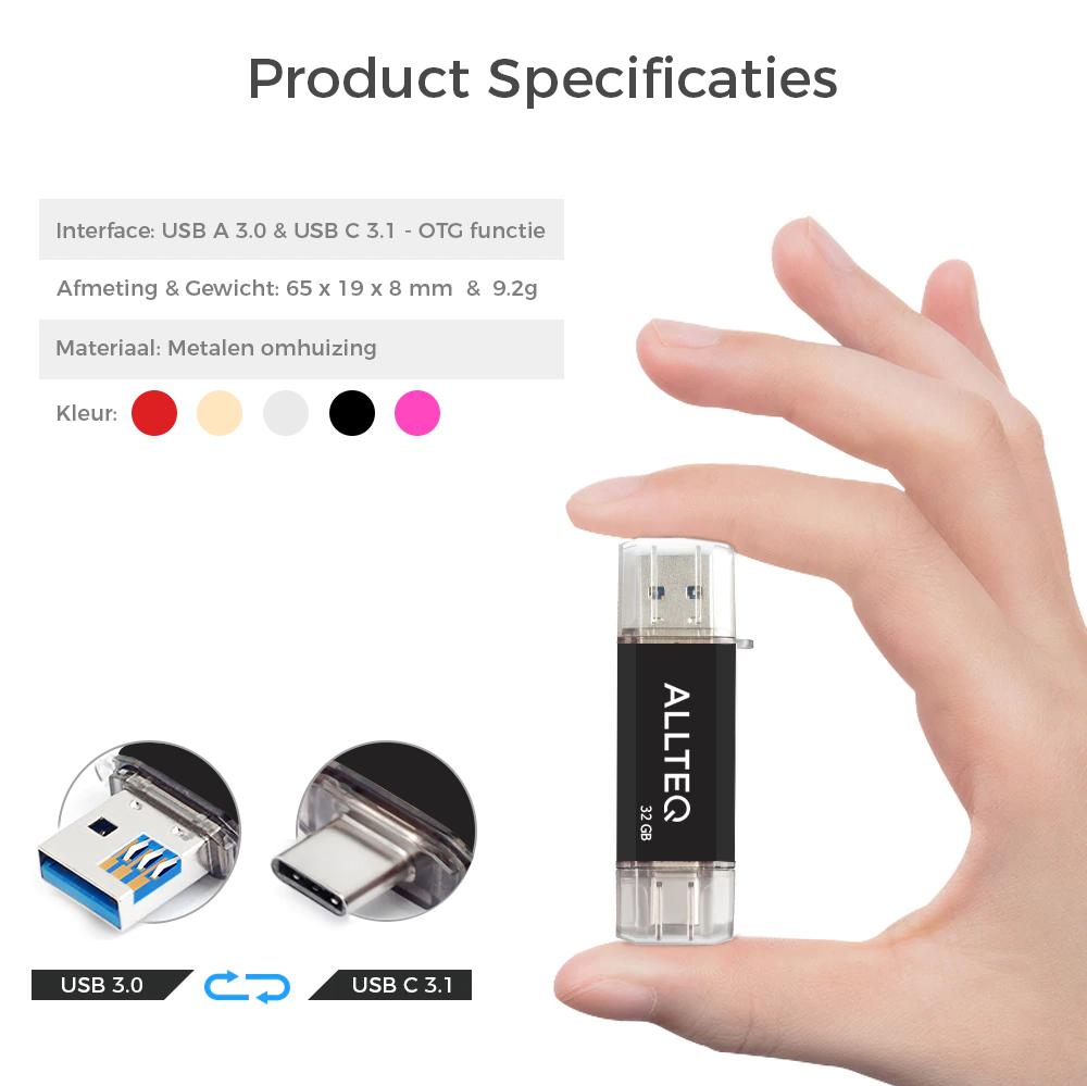 USB C og A-stick i ét