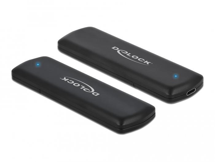 Delock Eksternt USB Type-C™ Combo-Kabinet til M.2 NVMe PCIe eller SATA - Delock