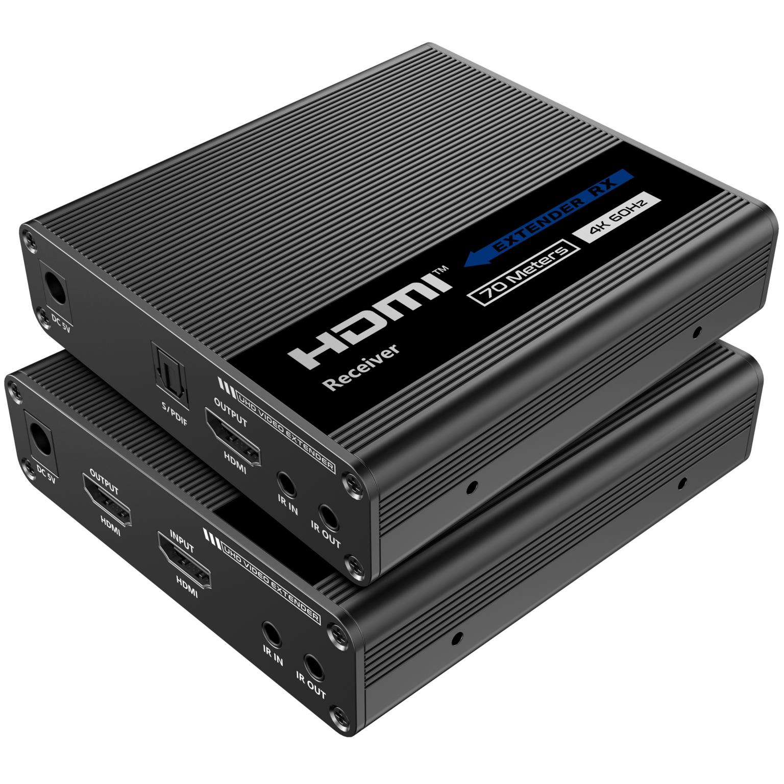 4K HDMI 2.0-forlænger via UTP