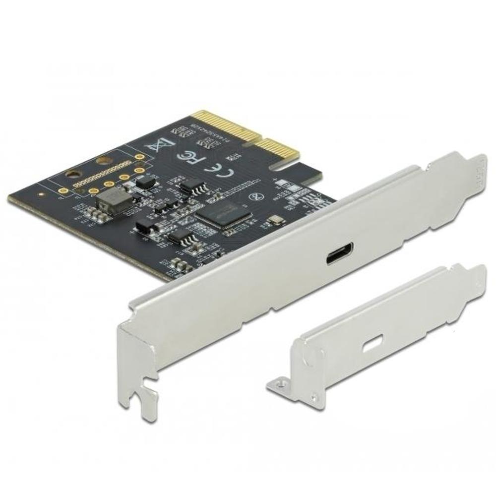 Delock PCI Express x4 kort til 1 x ekstern SuperSpeed USB 20 Gbps (USB 3.2) - Delock