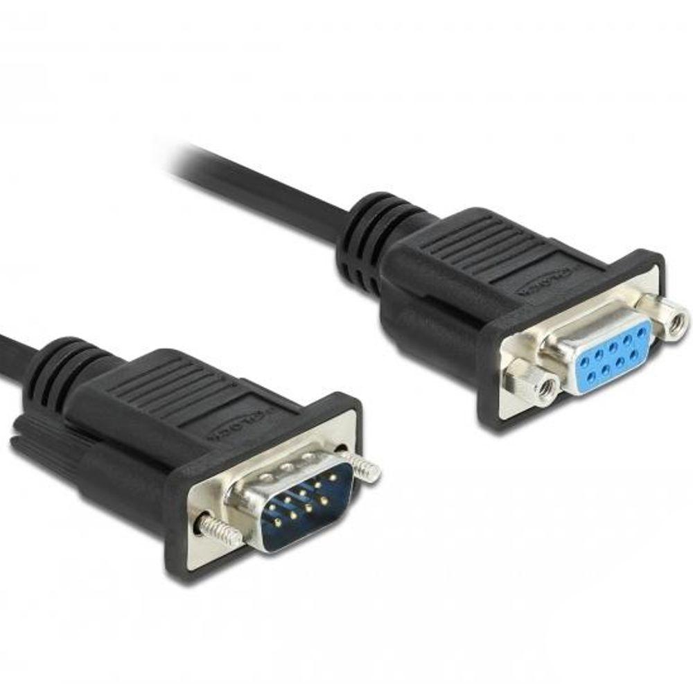 Delock Seriell kabel RS-232 Sub-D9 stik til hun 1 m - Delock