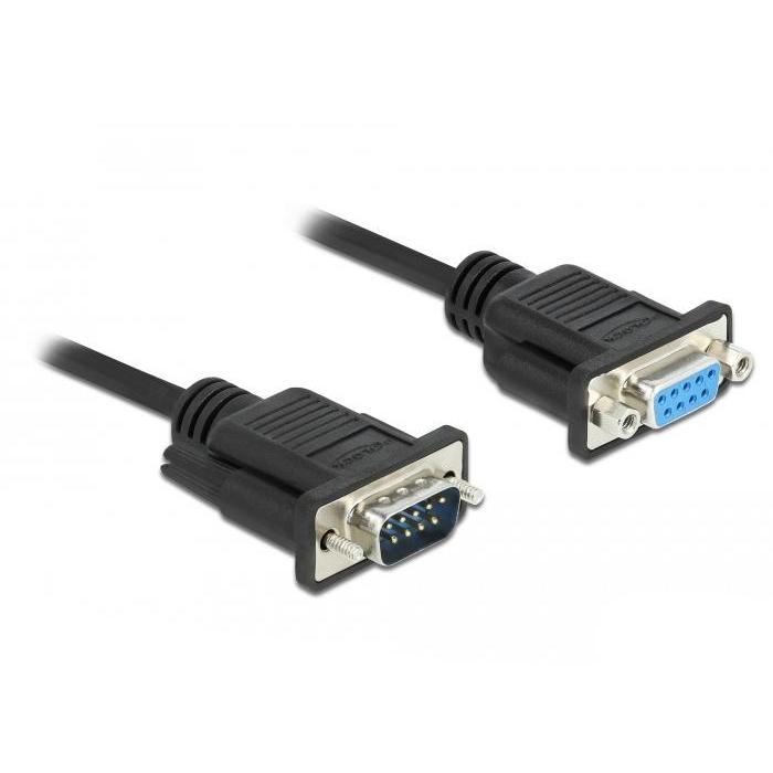 Delock Seriel Kabel RS-232 Sub-D9 Stik til Hun 3 m - Delock