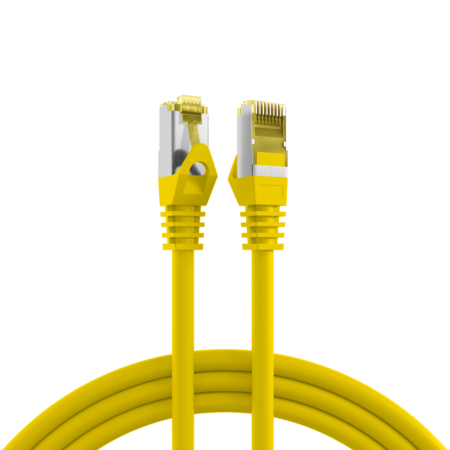 EFB RJ45 Patchkabel S/FTP, Cat.6A, LSZH, Cat.7 Rohk., 2m, gul