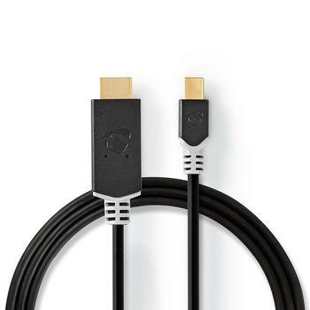 Mini-DisplayPort - HDMI™-kabel 1.4 Mini-DisplayPort-han - HDMI™ - Nedis