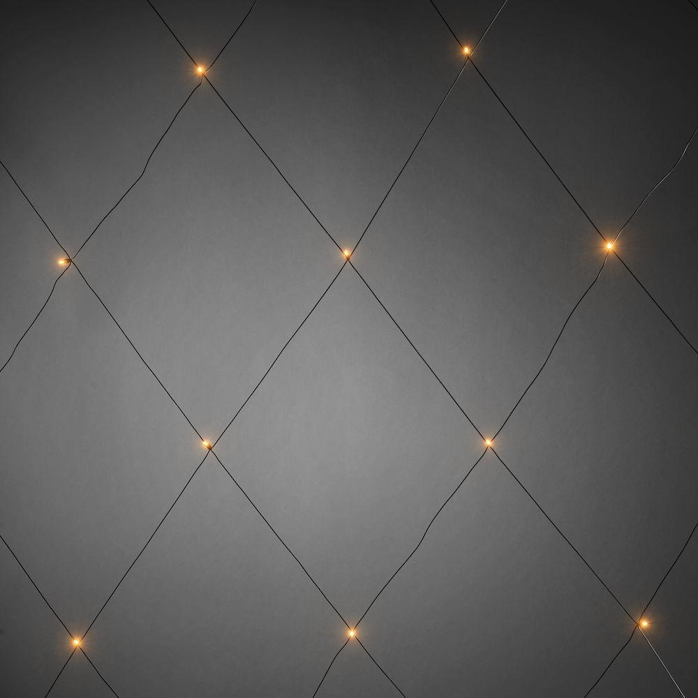 Net lighting - led-julelys udendørs og indendørs - 120 lys - 1 x 1 meter - ekstra varm hvid