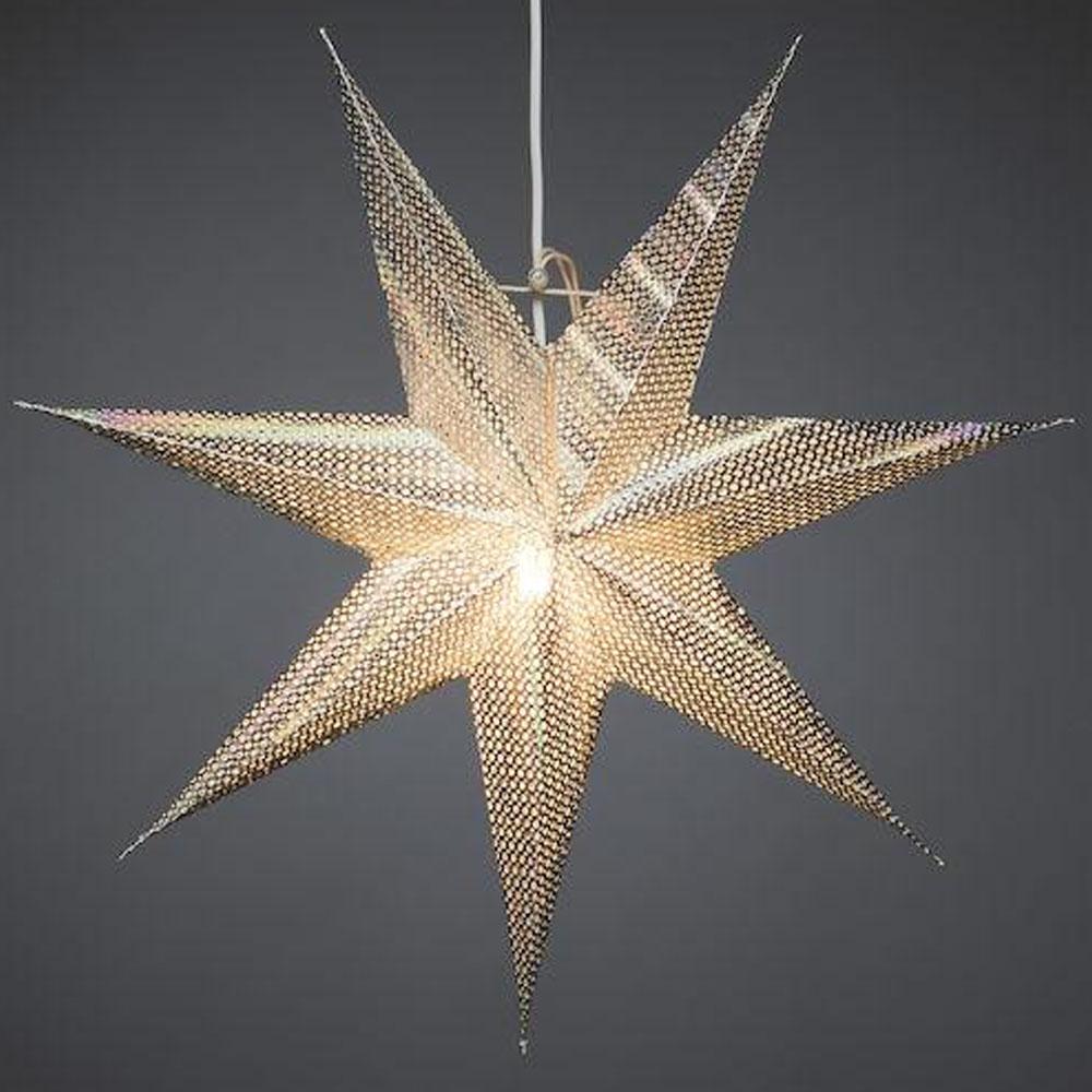Julestjerne - indendørs julelys - 1 pære - 60 x 60 cm - varm hvid - E14