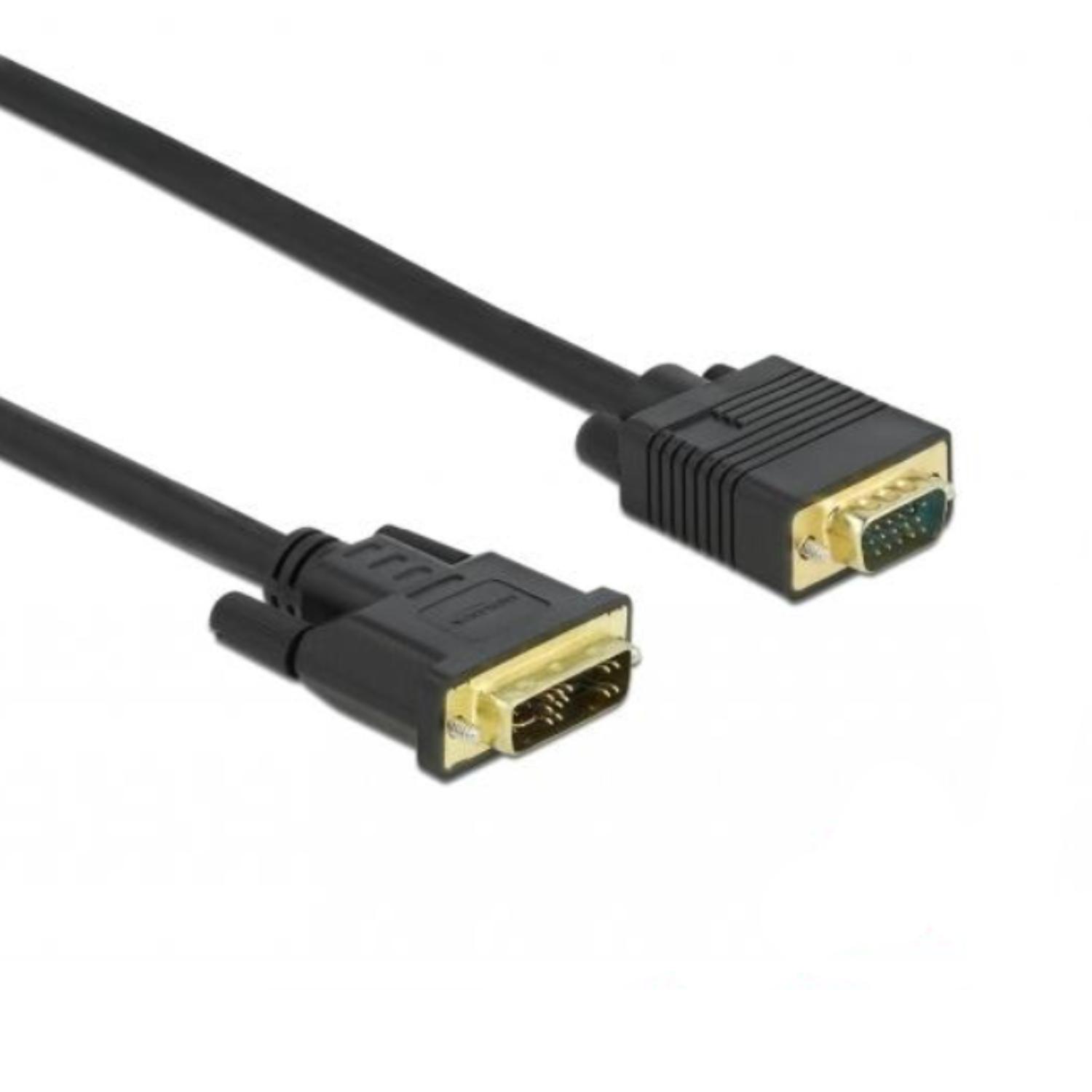 Delock Kabel DVI 12+5 Stik til VGA Stik 5 m - Delock