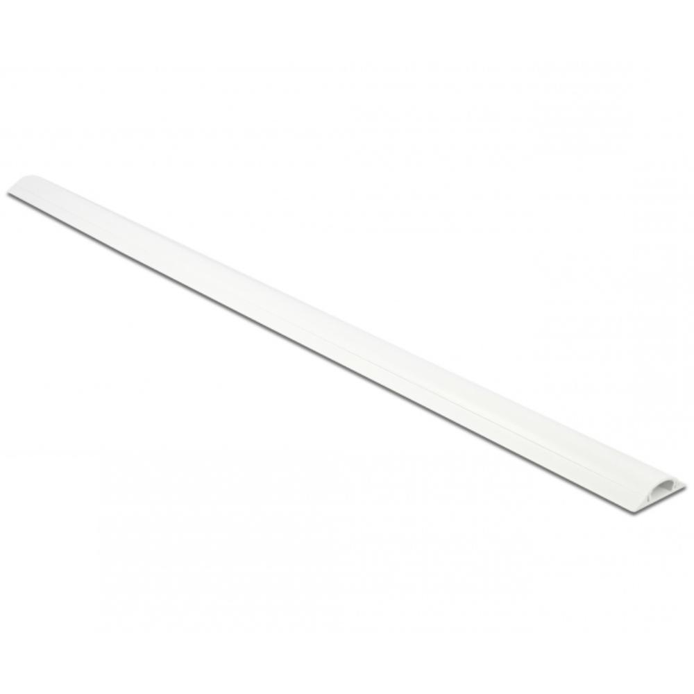Delock Kabelkanal 30 x 8 mm - Længde 1 m hvid