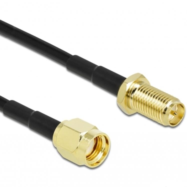RP-SMA antennekabel - RP-SMA male til RP-SMA female - 50 Ohm