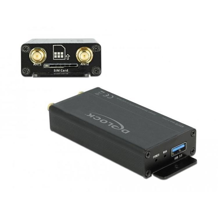 Delock USB 3.0 konverter til M.2 Key B modul med SIM-slot og kabinet - Delock