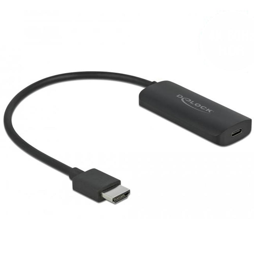Delock Adapter HDMI-A Stecker zu USB Type-C™ Buchse (DP Alt Mode) 4K 60