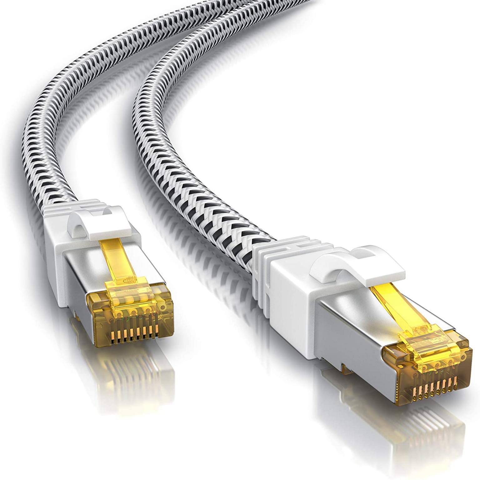 F/FTP Cat 7-kabel - Hvid - Allteq