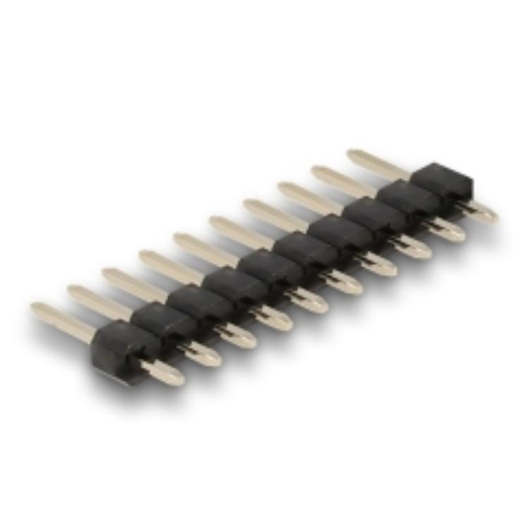 Delock Stiftliste 10-polet, rasterafstand 2,54 mm, 1-rækket, re - Delock