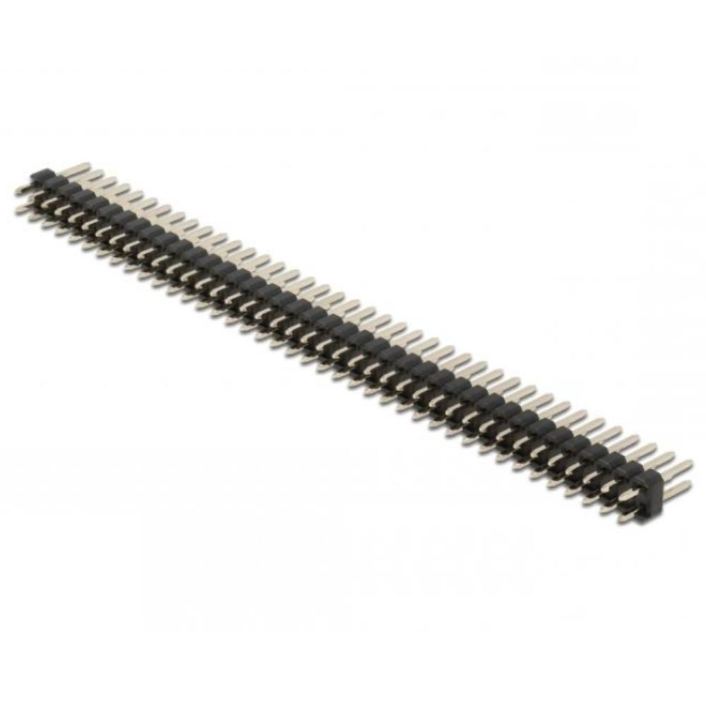 Delock-Stiftliste 40-polet, rasterafstand 2,54 mm, 2-rækket, r - Delock