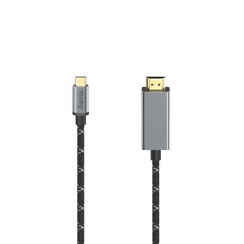Videokabel, USB C stik HDMI™ stik, Ultra HD 4K@60Hz, 1,50 m - Hama