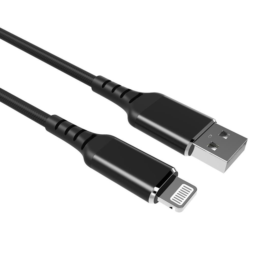 IPhone opladerkabel ekstra stærk kappe med brudbeskyttelse. MFI Kabel, ikke original kabel.