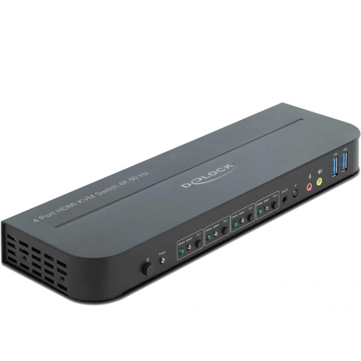 KVM-switch - HDMI / USB / Jack - Delock