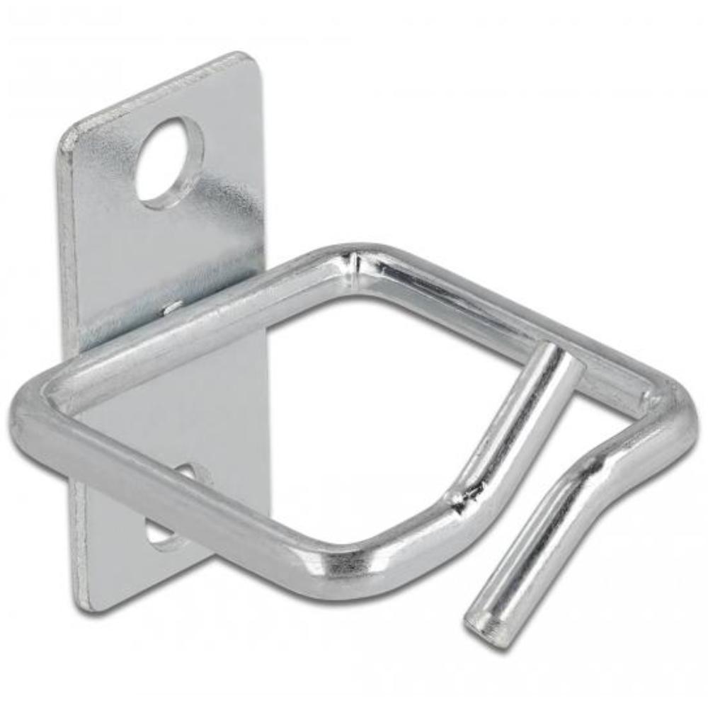 Delock Kabelholder 40 x 40 mm med Monteringsplade Metal