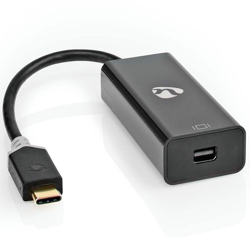 4K Mini DisplayPort til USB C-adapter - Nedis