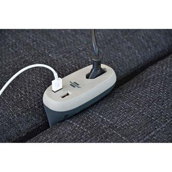 Stikdåse med USB - Enkelvoudig - Brennenstuhl