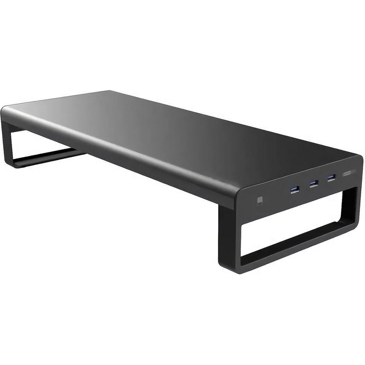 Skærmforhøjning med USB- og telefonholder