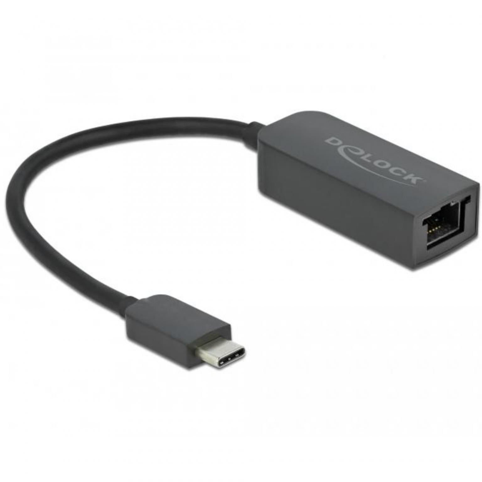 USB C til RJ45 forlængerkabel - Delock