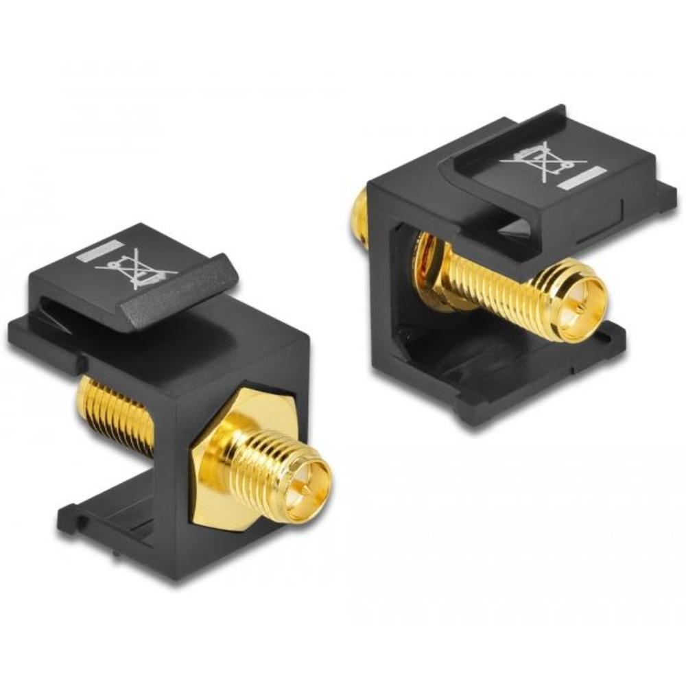 RP-SMA hun til RP-SMA hun Keystone-modul 50 Ohm