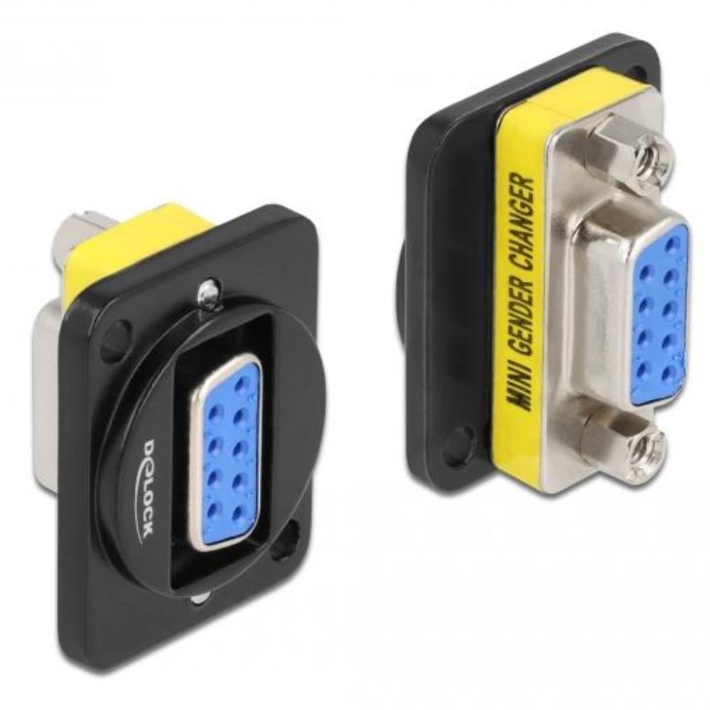 Delock D-type modul DB9-stik til DB9-stik - Delock