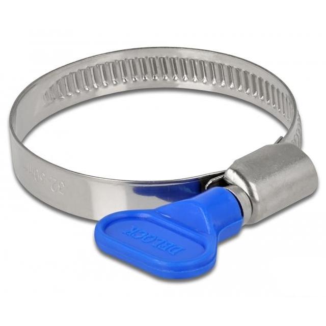 Delock Slangeschelle med vingemøtrik 32 - 50 mm 10 stk - Delock