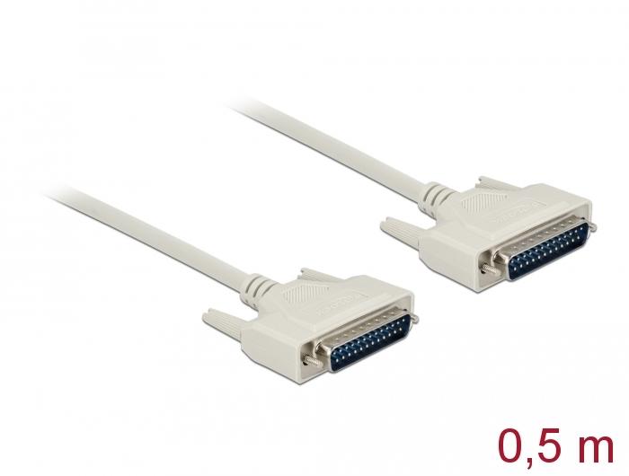 Delock Seriell Kabel D-Sub 25 Stik til Stik 0,5 m - Delock