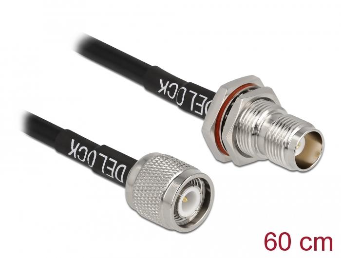 Delock Antennekabel TNC Stik til TNC Stik RG-58 60 cm - Delock