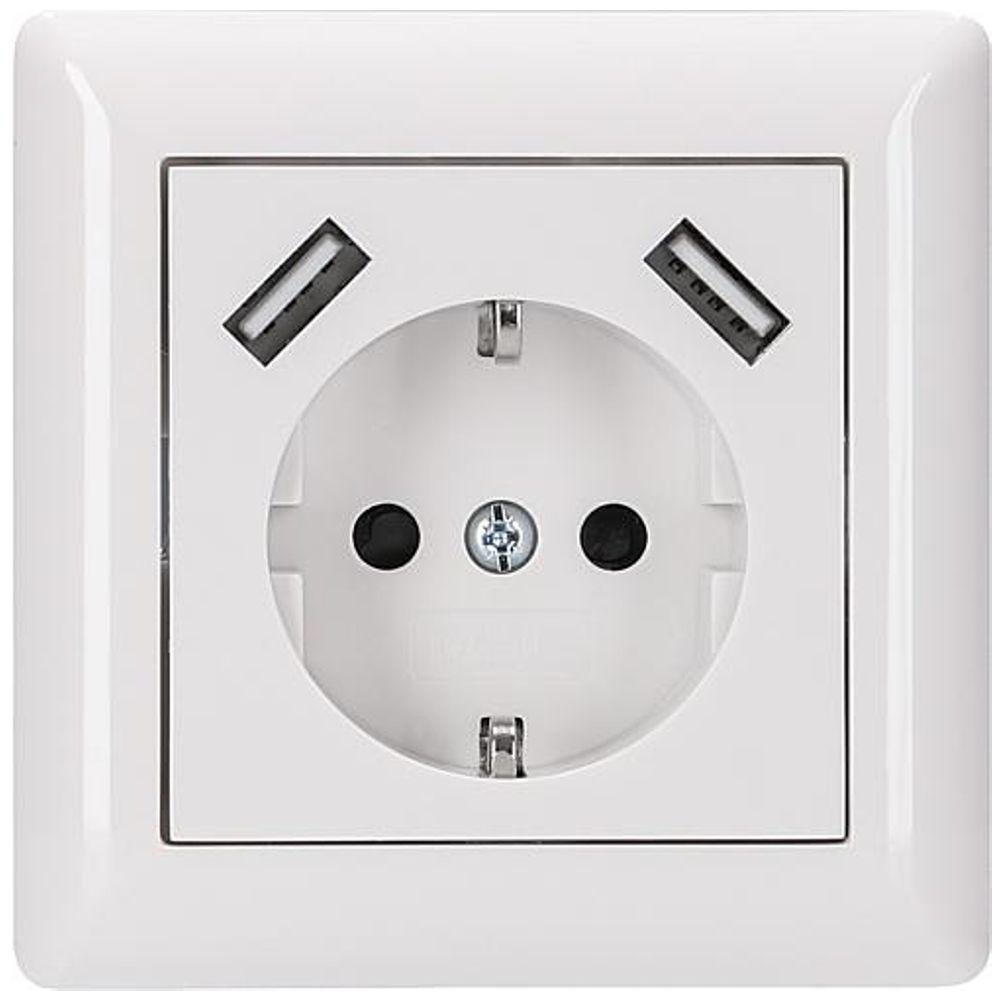 USB A indbygningskontakt - Klein
