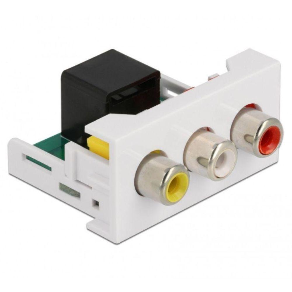 RCA til RJ45 modul - Delock