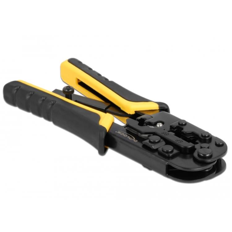 Delock Universal Crimptang med Afstripper til 8P (RJ45), 6P (RJ12/11) - Delock