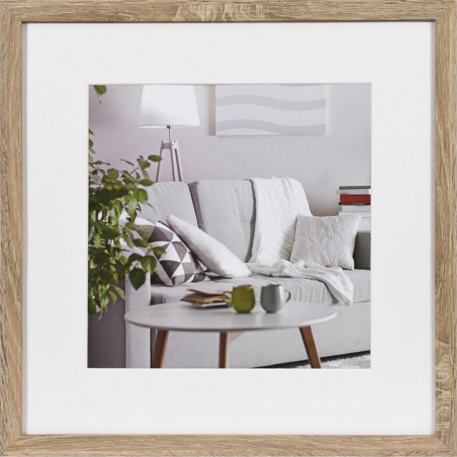Fotoramme Moderne - 70x70cm - Lysebrun