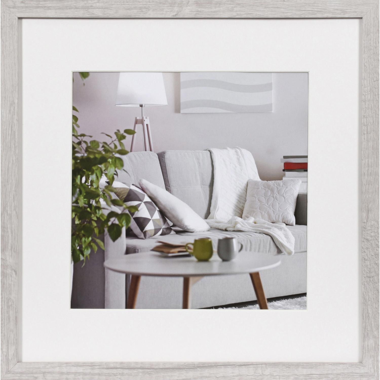 Fotoramme Moderne - 70x70cm - Hvid