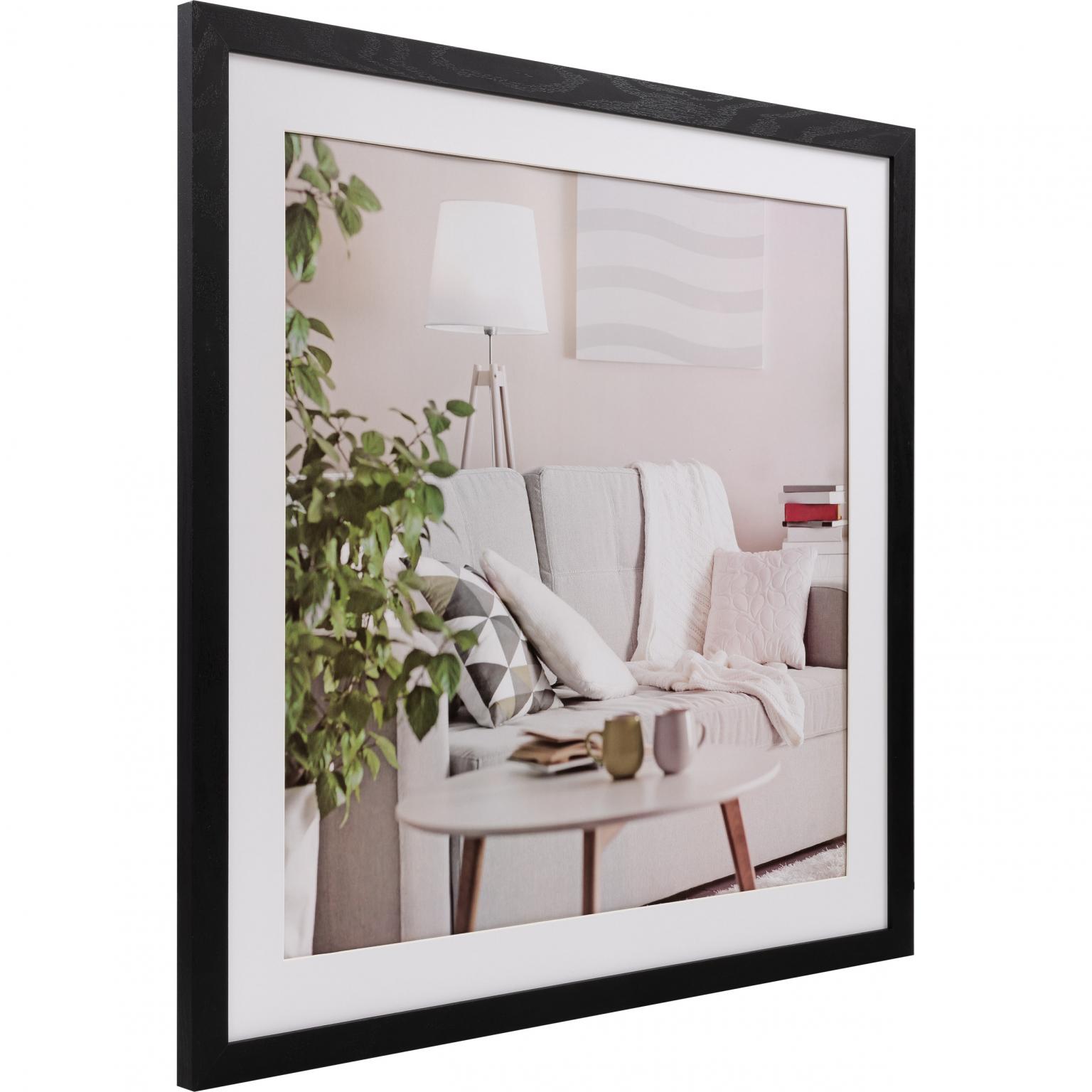 Fotoramme Moderne - 70x70cm - Sort