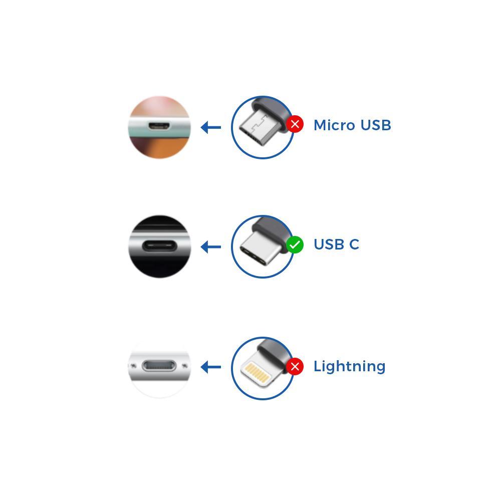 USB A til USB C - Allteq