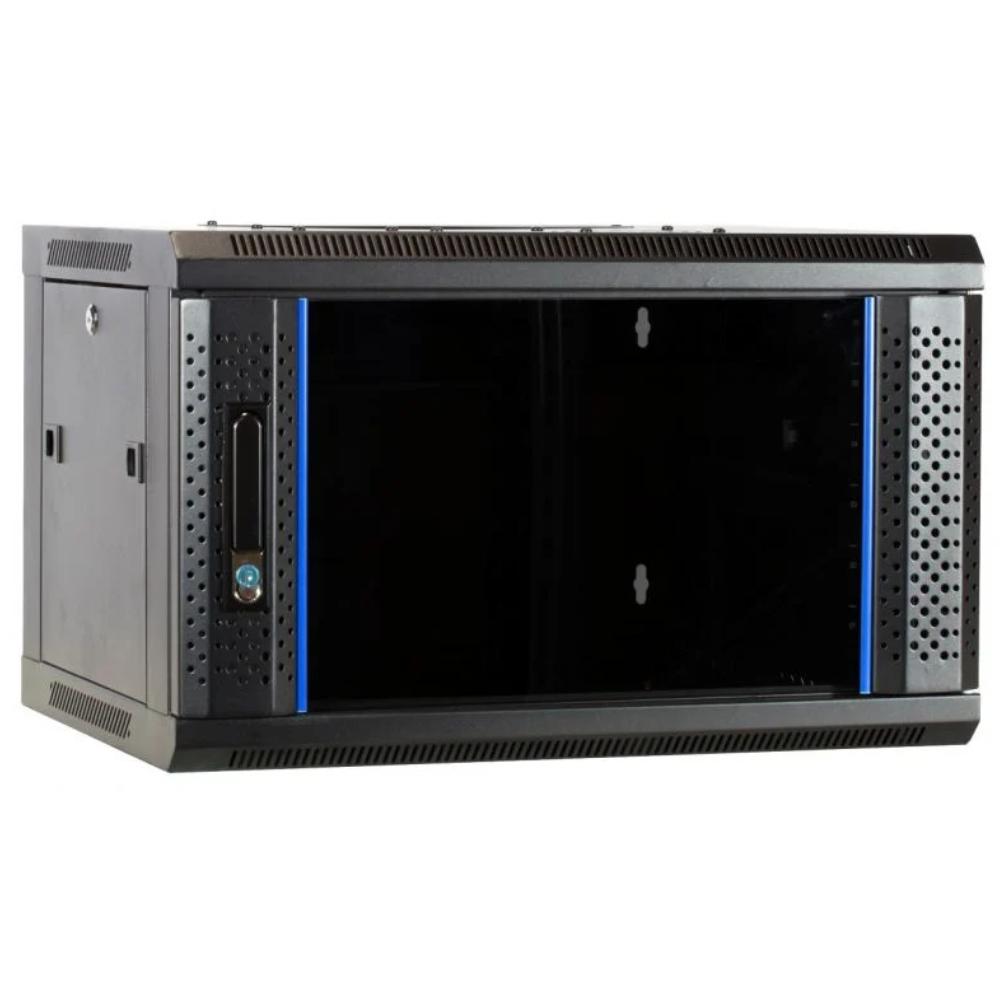 6U Serverkabinet 19 tommer 600x450x368mm (BxDxH) Patchkabinet Vægkonsoll Datakabinet