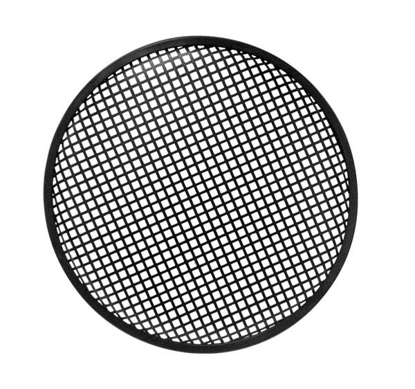 SORT METALLISK HØJTTALERGRILL, 30,5 cm - HQ-Power