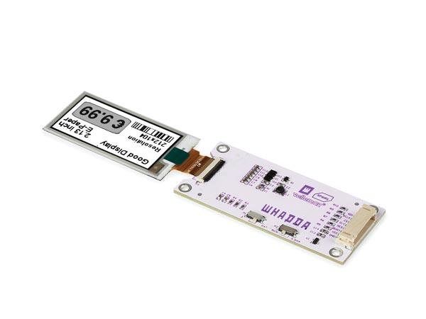 2.13 E-INK-DISPLAYMODUL - SORT / HVID - Whadda