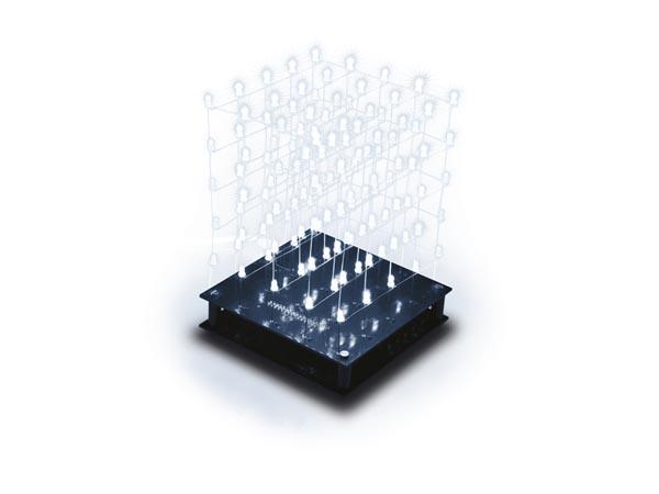 3D LED-TERNING - 5 x 5 x 5 (HVIDE LED) - Whadda
