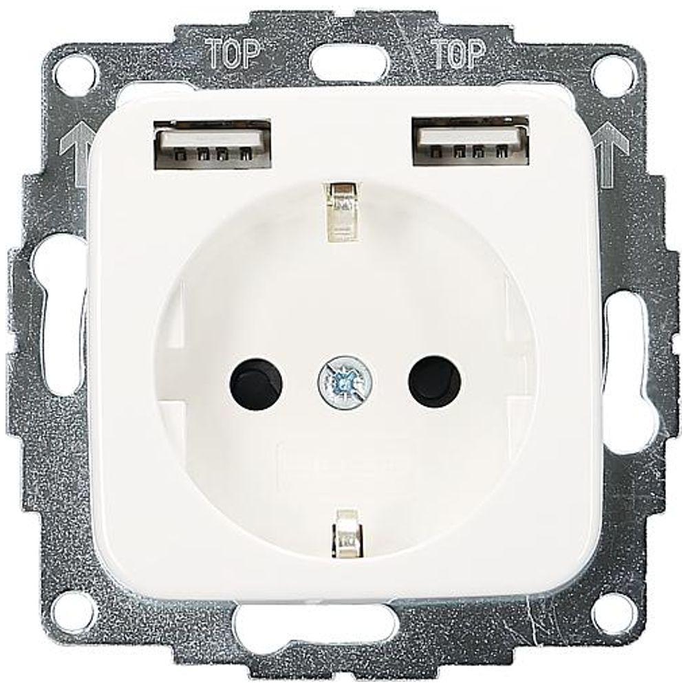 USB A indbygningskontakt - 2USB