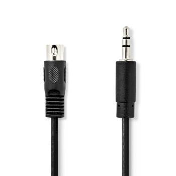 DIN-Audiokabel DIN 5-Pins Han 3,5 mm Han Forkromet 1,00 m - Nedis