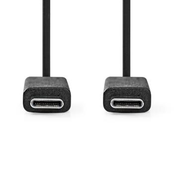 USB-kabel USB 3.2 Gen 2x2 USB-C™ han USB-C™ han 240 W - Nedis